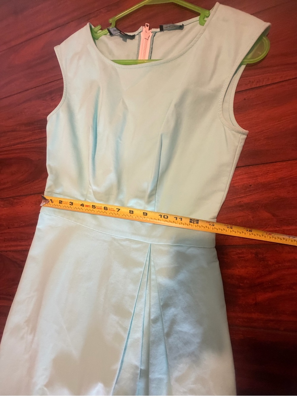 Lafayette 148 New York Mint Green Fit-and-Flare Dress - Picture 8 of 10